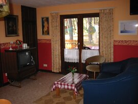Wohnzimmer Ferienhaus in Frankreich