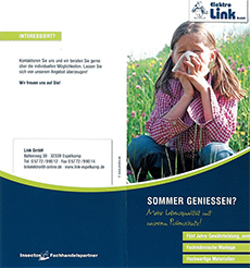 Flyer Elektro Link: Pollenschutz